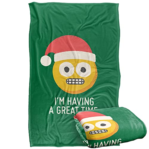 Bcreative - David Olenick White Knuckle Christmas Silky Touch Super Soft Throw Blanket 91 x 147 Cm