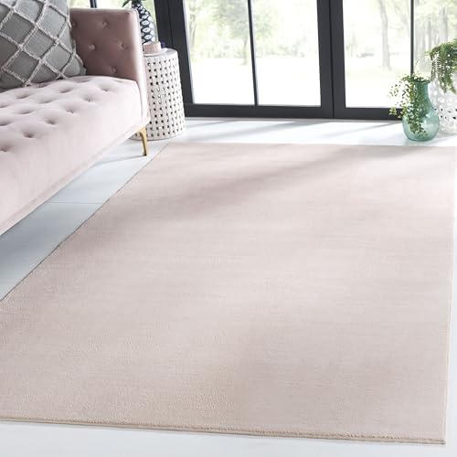 Safavieh Boho Rug Living Room, Dining Room, Bedroom - Machine Washable and Non Slip - Loft Collection, Short Pile, in Beige, 91 X 152 cm