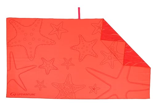 Lifeventure Recycled SoftFibre Travel Towel — Compact, Lightweight Quick-Dry Sports & Beach Towel, Sand-Free Design
