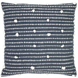 furn. Arlo Polyester Filled Cushion, Cotton, Polyester, Charcoal/Natural