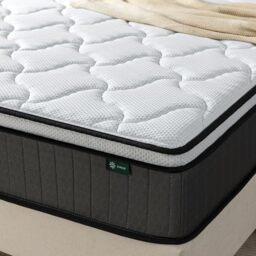 Zinus 3ft Single Mattress Memory Foam and Pocket Spring - (90 x 190 cm) - 10'' Height - Tight Top - Medium Firm - Recycled Padding - Hypoallergenic and Breathable - OEKO-TEX Certified - Designed in UK