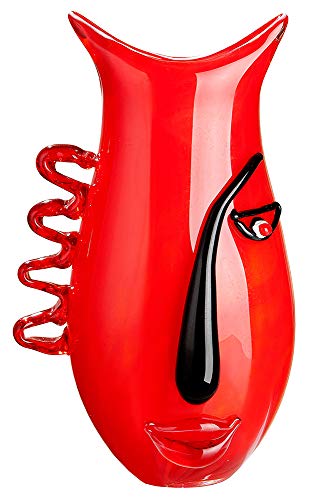 GILDE GLAS art Vase - Wedding Gifts - Women - Decorative Modern - Height 31 cm