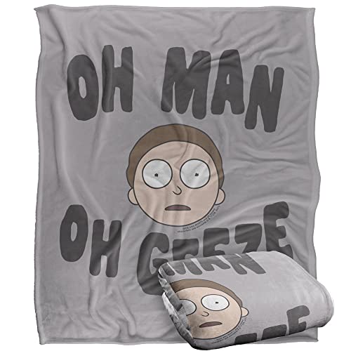 RICK AND MORTY Blanket, 152 x 127 cm The Get It Together Silky Touch Super Soft Throw Blanket
