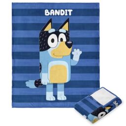 "Northwest Bluey Silk Touch Throw Blanket, 50"" x 60"", Roll Call Bandit"