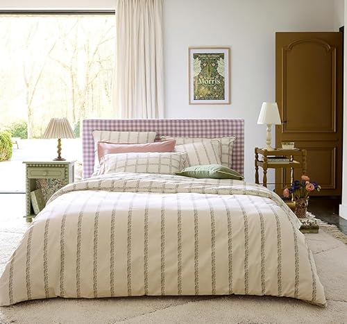 Printed Cotton Percale Duvet Cover, Secret Garden, 200 x 200 cm, ESSIX