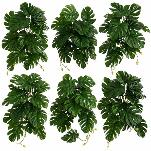 Multipack Leaf Design Artificial Hanging Plants