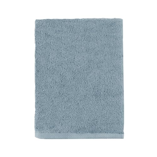 ESSIX Aqua Bath Towel, Cotton, Baltic Blue, 55 x 100 cm