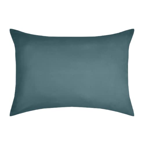 STOF - Pillowcase - Size 50 x 70 cm - 100% Oeko-Tex Certified Cotton - Excellent Quality - Eucalyptus Colour - Eden Model - Bed Linen for Home - Soft and Comfortable - Unisex - Unisex