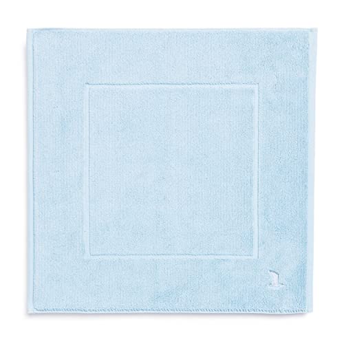 möve Superwuschel bath mat 60 x 60 cm made of 100 % cotton, aquamarine
