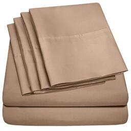 Sweet Home Collection Twin XL Size Bed Sheets - 4 Piece 1500 Thread Count Fine Brushed Microfiber Deep Pocket Twin X-Large Sheet Set Bedding - 1 EXTRA PILLOW CASES, GREAT VALUE, Twin XL, Taupe