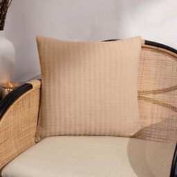 Yard Hush Cotton Linear Feather Rich Filled Cushion