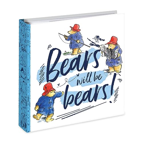 Paddington Photo Album - Holds 100 Photos - Keepsake Memory Book with Padded Cover & Original Artwork