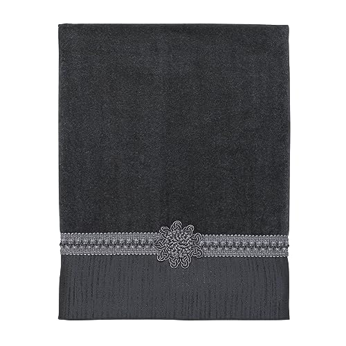 Avanti Linens - Bath Towel, Soft & Absorbent Cotton Towel (Braided Medallion Collection)