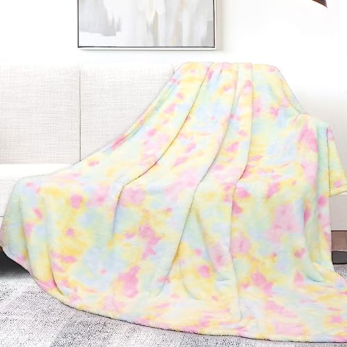 MUGD Soft Blankets Fuzzy Twin Bed Fleece Blanket Kids Warm Throw Blanket for Bed