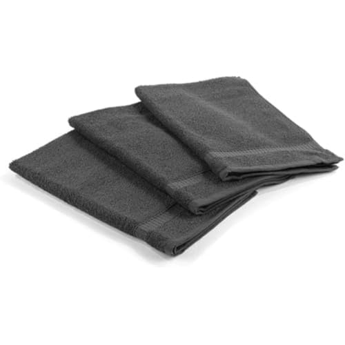 Caleffi - 2-Piece Towel Set 100% Cotton Terry Towelling - 1 Hand Towel 50 x 100 cm + 1 Guest Towel 40 x 60 cm, Soft & Absorbent