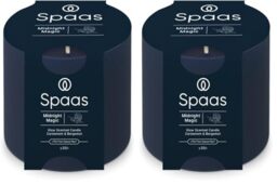 Spaas Glow Scented Candle 35h - Midnight Magic (Pack of 2)