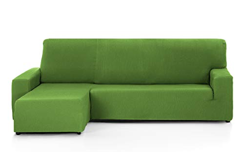 Martina Home Tunez Sofa Cover For Chaise Longue, 32 x 17 x 42 cm Short Left Arm (Front View) 32x17x42 cm green