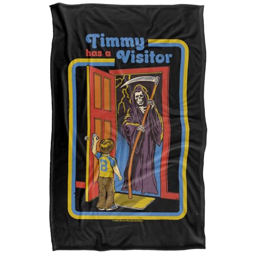 Steven Rhodes Timmy Has A Visitor Silky Touch Super Soft Throw Blanket 91 X 147 Cm