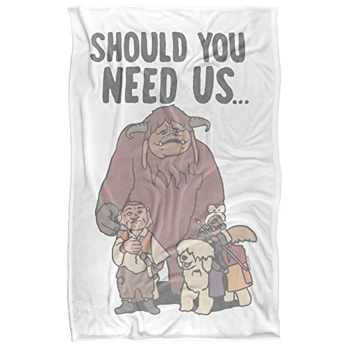 Jim Henson Labyrinth Should You Need Us Silky Touch Super Soft Throw Blanket 91 x 147 Cm