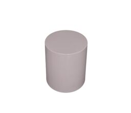Kloris Vase, Polyvinyl Chloride (PVC), Taupe, 40 cm