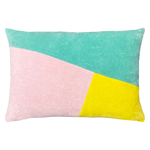 furn. Morella Cushion Cover, Cotton, Mint/Pink/Lemon