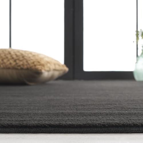 Safavieh Boho Rug Living Room, Dining Room, Bedroom - Machine Washable and Non Slip - Loft Collection, Short Pile, in Black, 70 X 122 cm