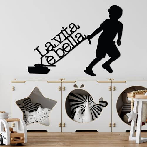 Stylish Black Decorative Metal Wall Accessory, 56 x 42 cm, 100% Metal, 1.5 mm Thickness, Lightweight (0.628 kg), Perfect for Modern Home Decor