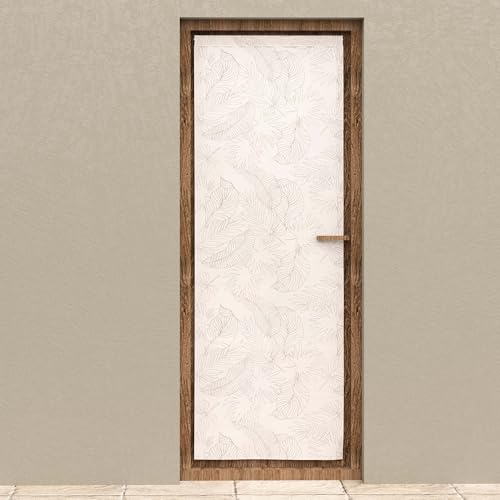 Soleil d'ocre, Window Door Curtain 70 x 200 cm Taupe