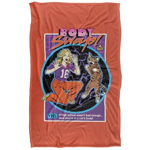 Steven Rhodes Body Swap Silky Touch Super Soft Throw Blanket 91 X 147 Cm