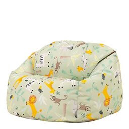 Bean Bag Bazaar Safari Kids Bean Bag with Filling Included, Multicolour
