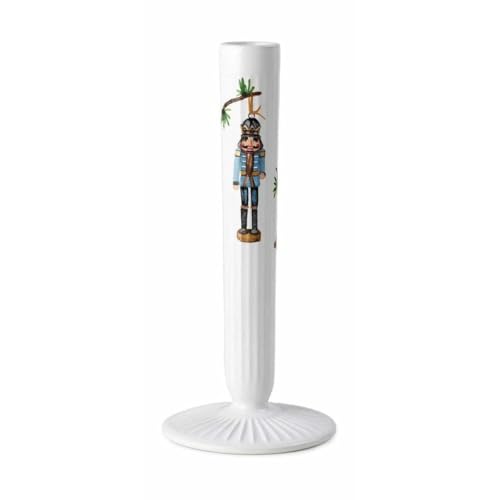 Rosendahl, Hammershøi Christmas Candle Holder H20 White W. Deco, Candle Holder, White W. Deco, Unisex-Adult.