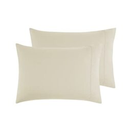 Empyrean Bedding Pillow Cases Standard Size - Soft Pillow Cases Queen - Standard Pillow Cases Set of 2 - Queen Pillow Cases Set of 2 - Queen Pillowcases Standard Size - Cream Beige
