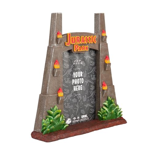 Grupo Erik 6x4 Photo Frames - Jurassic Park Merchandise - inces 6 x 4 Picture Frame - cm 15x10 Photo Frame, Desk Decor - Jurassic World Rebirth, New Home Gifts For Friends