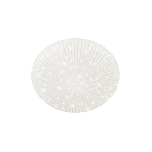 BRILONER - LED Ceiling Light with Starry Sky, Neutral White, Decor, LED Light, Ceiling Lights for Living Room, Bedroom, Lounge, 27.8 x 6.5 cm, White