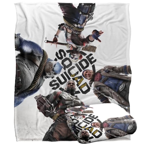 Suicide Squad:Kill The Justice League Blanket, 152 x 127 cm Poster Silk TouchBlanket