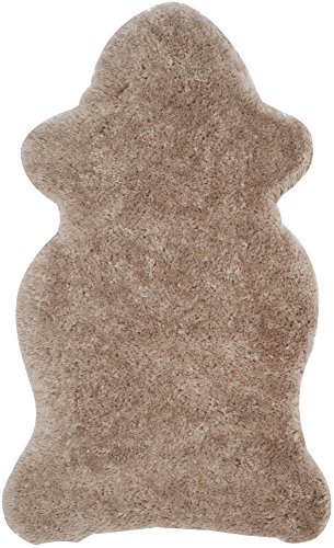 Safavieh Shaggy Indoor Hand Tufted Rectangle Area Rug, Artic Shag Collection, SG270, in Taupe, 152 X 213 cm for Living Room, Bedroom or Any Indoor Space