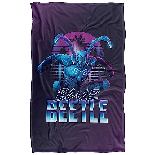 BLUE BEETLE (2023 City Protector Silky Touch Super Soft Throw Blanket 91 x 147 Cm