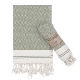 Evelynen Turkish Hand Towels for Bathroom and Kitchen (Set of 2) Decorative Peshtemal Towels for Hand, Face, Tea, Dish, Kitchen and Bath