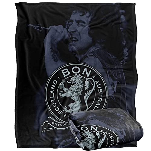Bon Scott Seal Silky Touch Super Soft Throw Blanket 152 X 127 cm