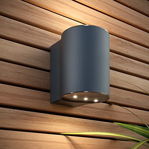 SolarCentre® Belgravia Outdoor Solar Powered Up and Down Wall Light