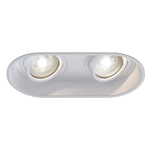 Astro Interior Downlight/Recessed Spot Light, Metal, 6 W, Matt White, Twin