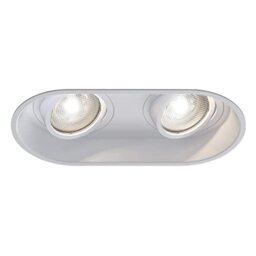 Astro Interior Downlight/Recessed Spot Light, Metal, 6 W, Matt White, Twin