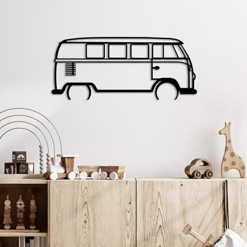 Stylish Black Decorative Metal Wall Accessory, 73 x 33 cm, 100% Metal, 1.5 mm Thickness, Lightweight (0.44 kg), Perfect for Modern Home Decor