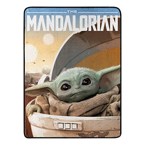 "Northwest Star Wars Micro Raschel Throw Blanket, 46"" x 60"", Child Arrived"