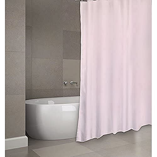 MSV Shower curtain Premium 180x200cm pink