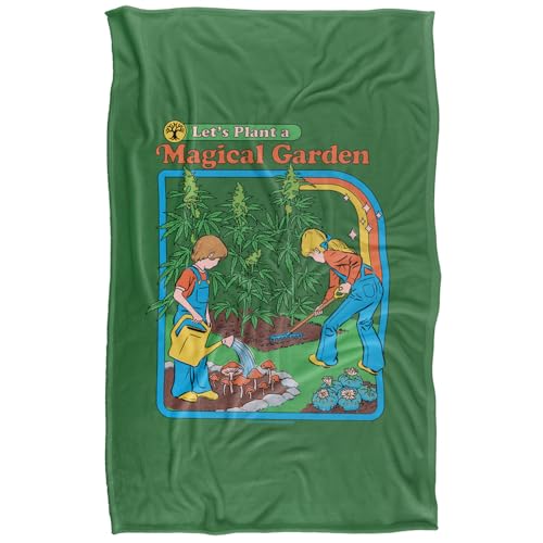 Steven Rhodes Magical Garden Silky Touch Super Soft Throw Blanket 91 X 147 Cm