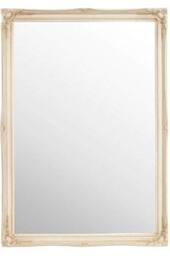 Mirror 3Ft4 X 2Ft4 102cm X 72cm Large Ivory Antique Design Ornate Wall Big New