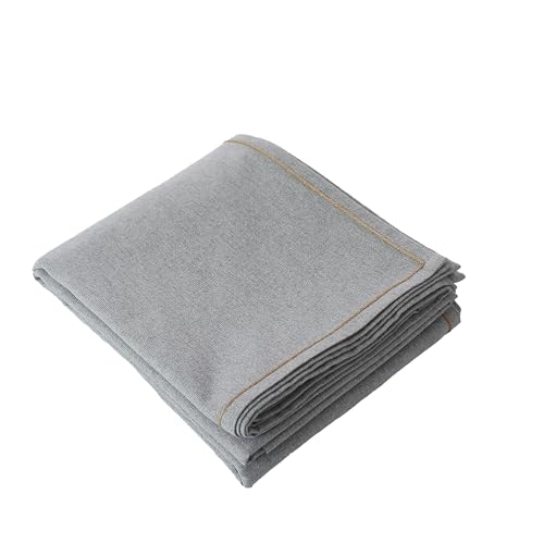 Enjoy Home Water-Repellent Tablecloth 140 x 240 cm Linen Look 80% Cotton and 20% Polyester, Recycled Cotton 180 g/m??, Lina Outdoor Table Decoration Collection, Bohemian Country Spirit