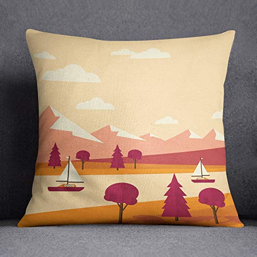 Questo Casa Decorative Cushion Cover, Cushion Cover, Home Decoration, for Sofa, Coffee, Size: 45 x 45 cm – Designed and Made in Türkiye