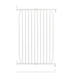 Bettacare Extra Tall Screw Fit Metal Dog Gate, White, 70cm - 80cm